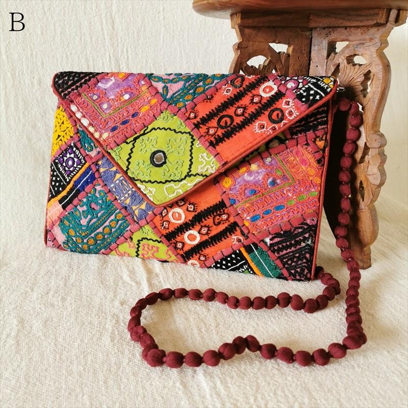 パキスタンOldFabric ShoulderBag☆1点物 6Pattern エスニック