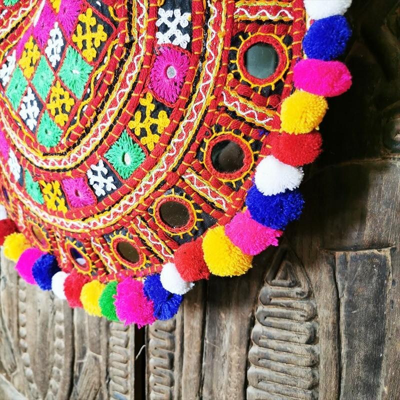 India MirrorWork Deco ShoulderBag 2Color エスニック アジアン