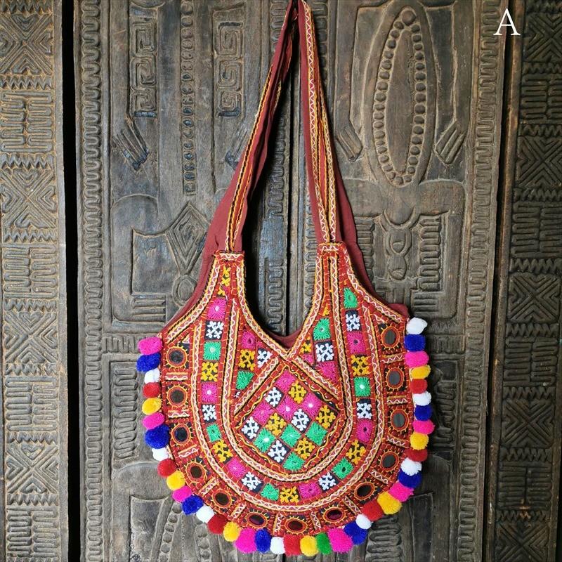 India MirrorWork Deco ShoulderBag 2Color エスニック アジアン
