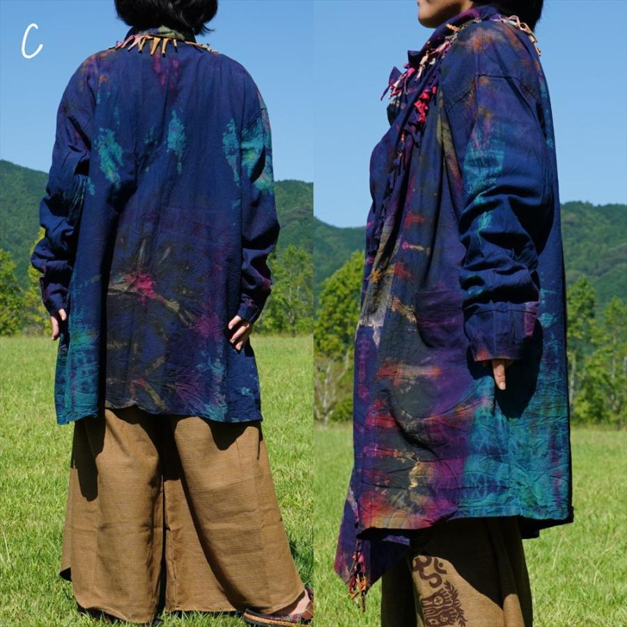 エスニック コットン ジプシー ジャケット タイダイ 4color TieDye