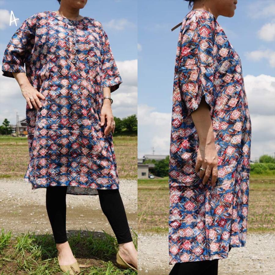 SALE 定価\3520 エスニック コットン ワンピース 2color レトロ 