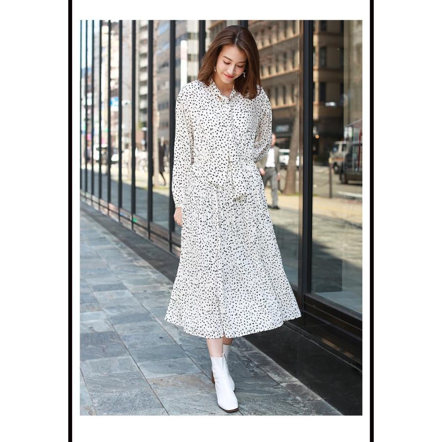 Spring Sale 3 000円均一 ワンピース 01 ボウタイドットプリーツワンピース Real Cube 0214 O 01g リアル キューブ 通販 Yahoo ショッピング