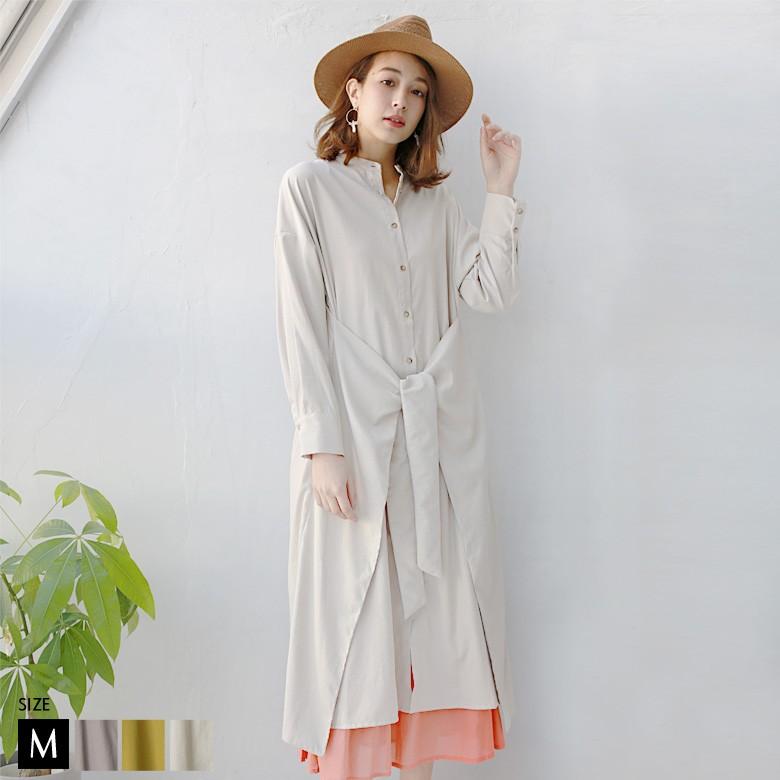 Spring Sale 4 000円均一 ワンピース Won3758 レディース 3wayピーチツイルシャツワンピース Hunch 0304 O 01g リアル キューブ 通販 Yahoo ショッピング