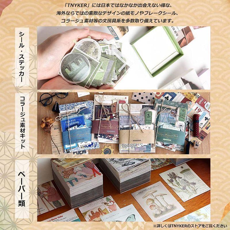 半額SALE☆ 60枚 英語 韓国 カード コラージュ メモ帳 レトロ 素材 かわいい