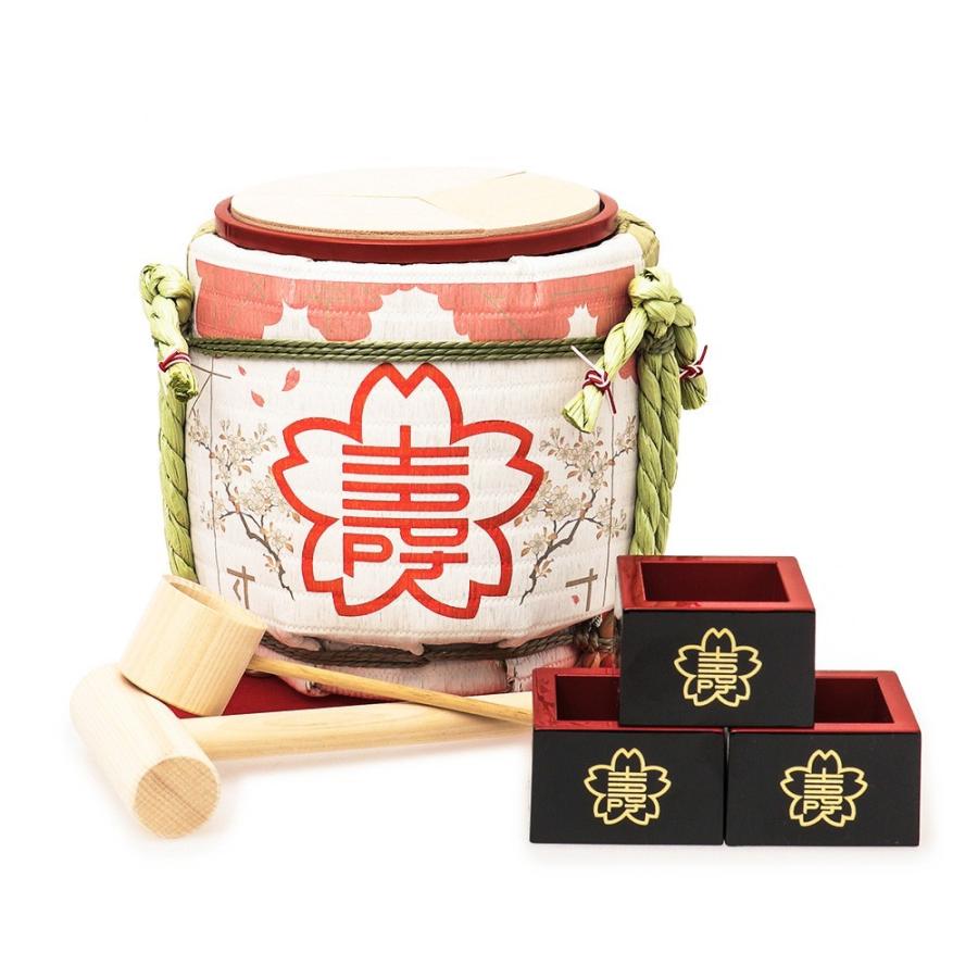 ミニ鏡開きセット 鏡割り 樽 入学 卒業 お花見 誕生日 イベント 祝 春 櫻守 祝杯セット 桜 さくら 五勺塗枡 毛氈 付き ミニ菰樽 岸本吉二商店 0055a040 リアルジャパンプロジェクトストア 通販 Yahoo ショッピング