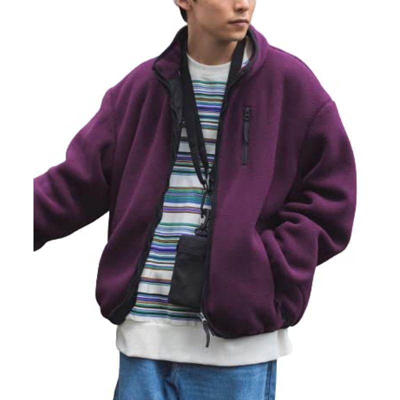 ウィゴー フリース Zip ジップ ブルゾン メンズ L パープル レアルチャイルド 通販 Yahoo ショッピング