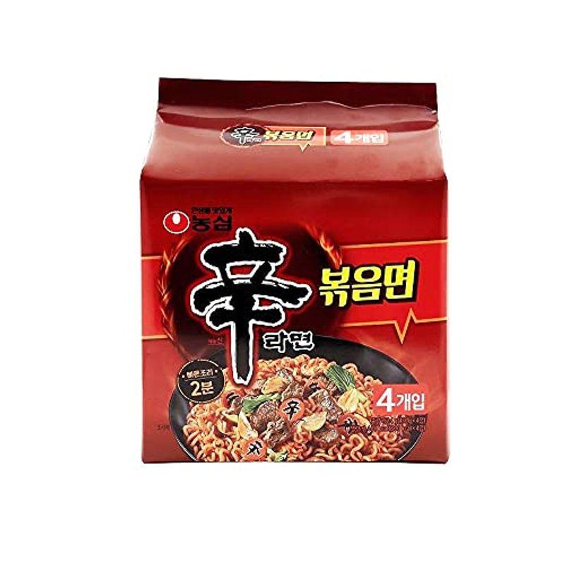 農心 炒め ポクム 辛ラーメン1パック 4袋 韓国ラーメン インスタントラーメン 辛らーめん 汁なし 辛い 乾麺 焼きそば レアルチャイルド 通販 Yahoo ショッピング