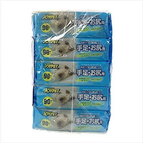 ジョイペット ウェットティッシュ 犬猫 手足・お尻用 90枚入り×10 JOYPET Wet Wipes for Dog Cats|realreal|03