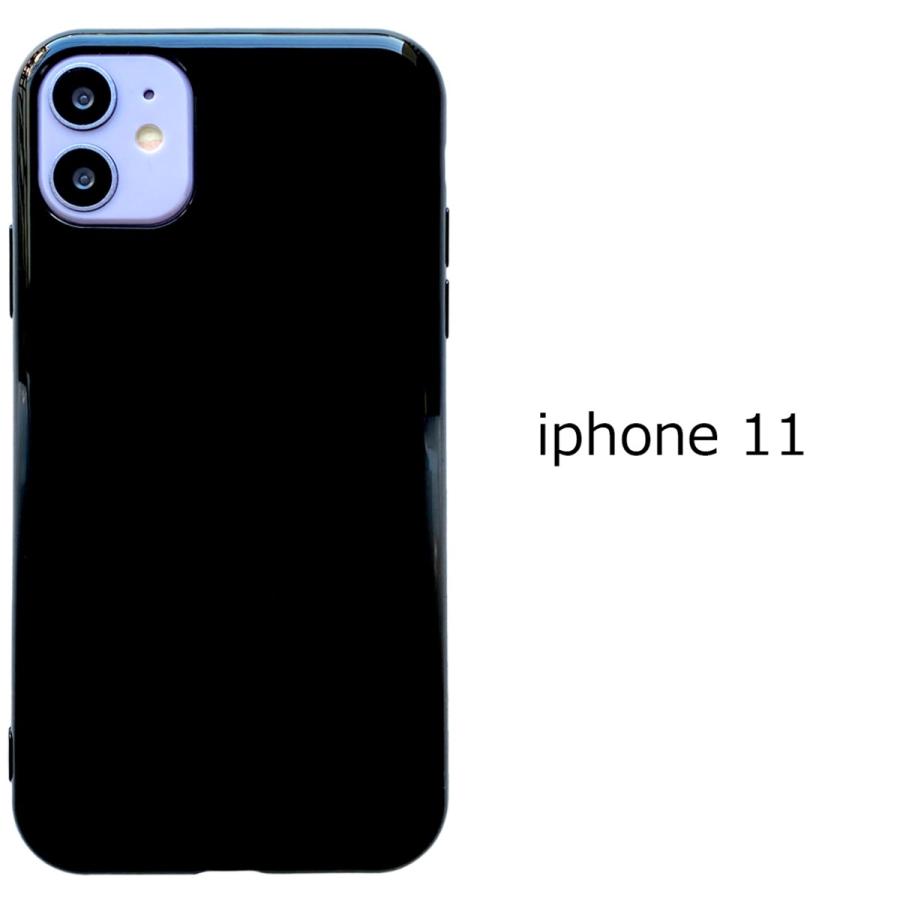 iPhone 11 【 黒TPU 】 iphone11 ケース カバー やわらかい tpu ( ブラック 黒 ) black｜realselect｜02