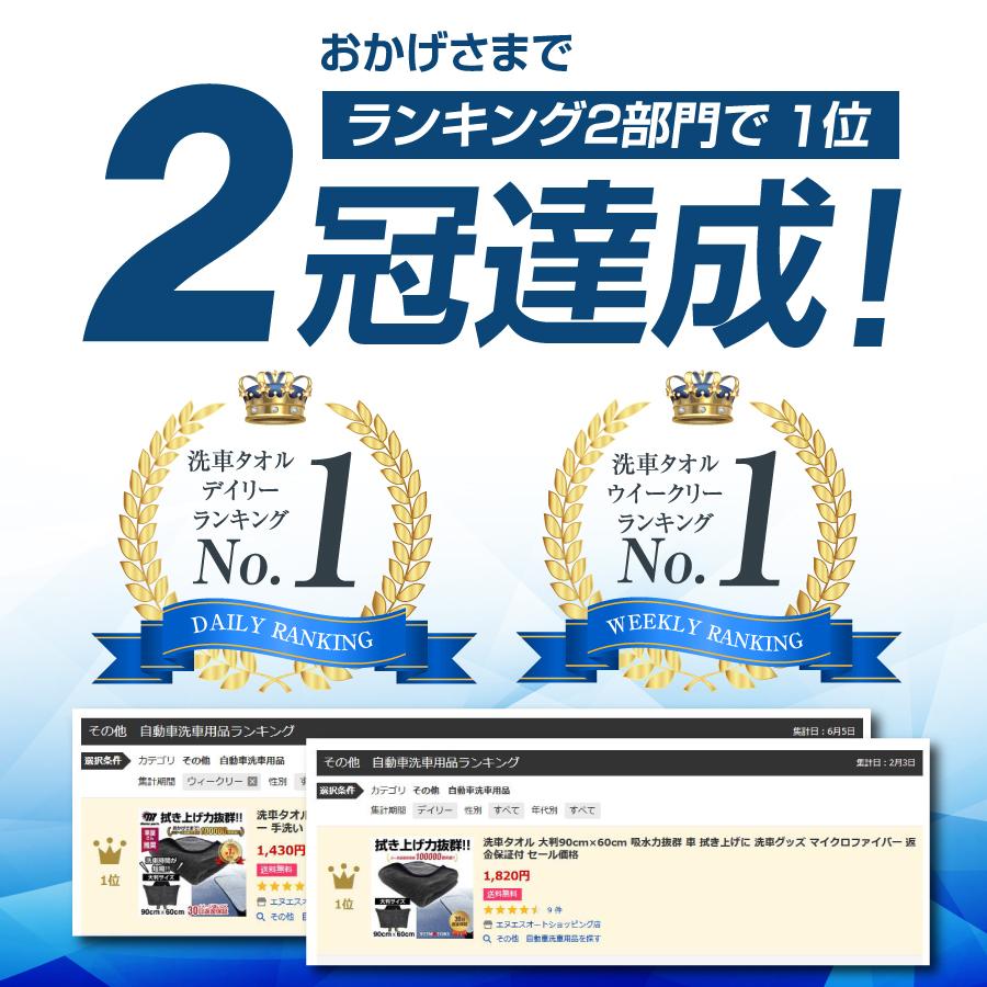 洗車タオル 超吸水 大判 吸水 マイクロファイバー タオル 車 最強 拭き上げ抜群 車屋さん洗車業務 おすすめ 90cm 60cm 洗車グッズ 拭き取り力 手洗い Waste T エヌエスオートショッピング店 通販 Yahoo ショッピング