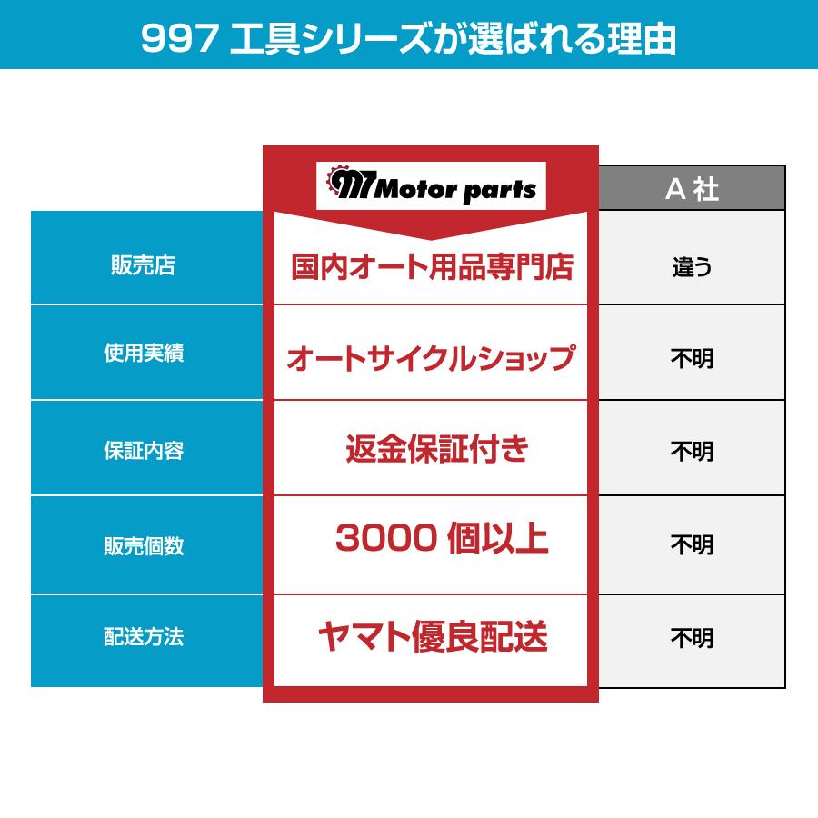 ユニバーサル ホルダー Y型 ツール 工具 空回り防止 車 バイク ロック プーリー ホルダー フライホイール クラッチ 脱着 交換 レバー レンチ｜realspeed2｜06