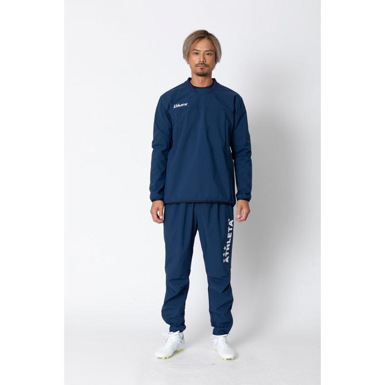ATHLETA ウォームアップウェア メンズS ネイビー ATHLETA ウォームアップウェア メンズS ネイビー