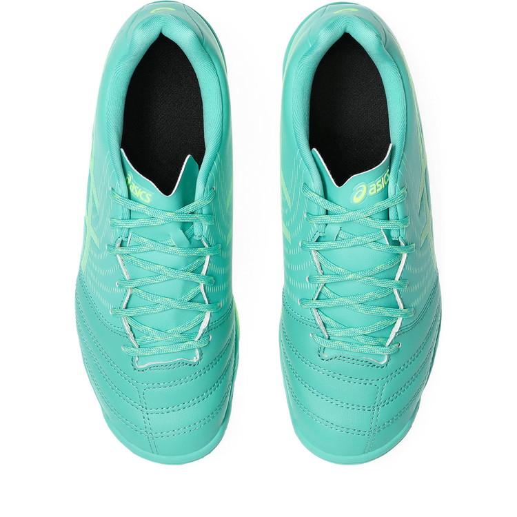 asics アシックス DS LIGHT JR GS TF AURORA GREEN/ILLUMINATE GREEN 1104A053 301 サッカー用 ジュニア用 トレシュー DSライト 幅広の画像