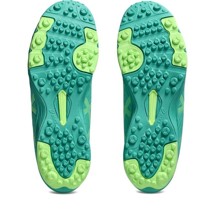 asics アシックス DS LIGHT JR GS TF AURORA GREEN/ILLUMINATE GREEN 1104A053 301 サッカー用 ジュニア用 トレシュー DSライト 幅広の画像