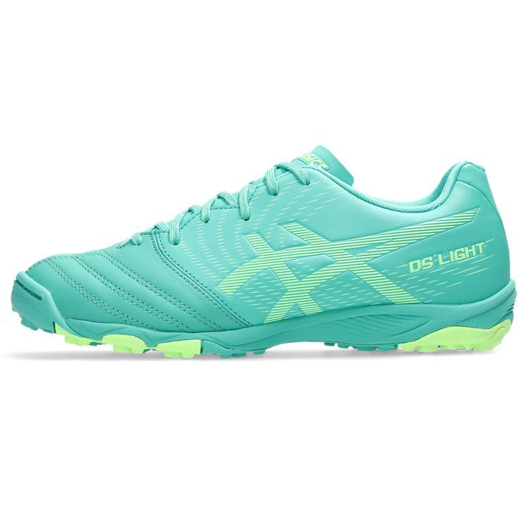 asics アシックス DS LIGHT JR GS TF AURORA GREEN/ILLUMINATE GREEN 1104A053 301 サッカー用 ジュニア用 トレシュー DSライト 幅広の画像