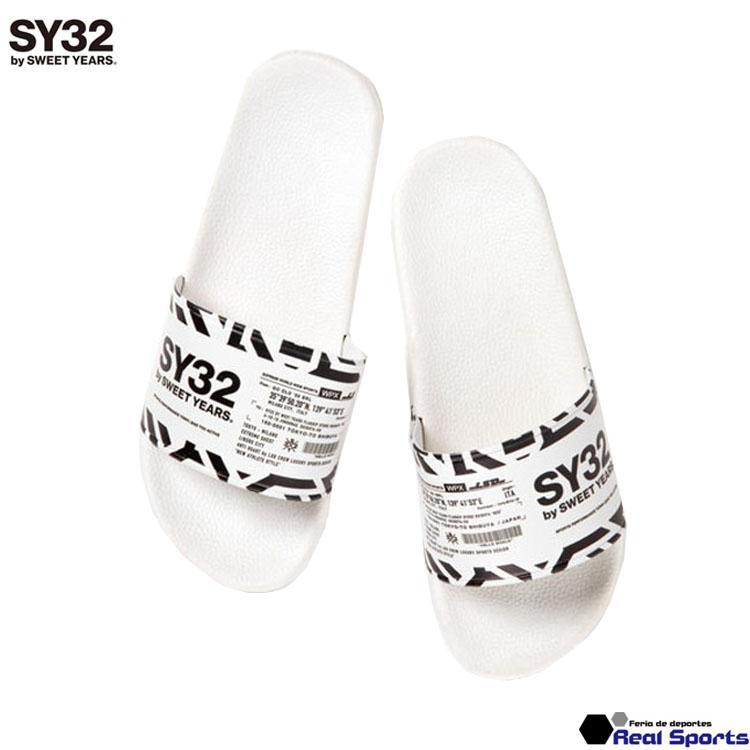 SY32 by SWEET YEARS シャワーサンダルホワイト SY32 by SWEET YEARS 特価【SY32 YEARS】SHOWER SANDALS(ADDRESS