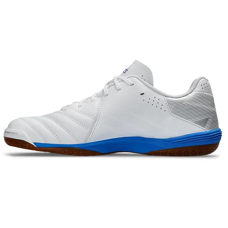 【asics アシックス】CALCETTO WD 9 WHITE/ELECTRICBLUE 1113A037 101 カルチェット サッカー用 フットサル インドア 体育館 レアルスポーツ｜realsports｜07