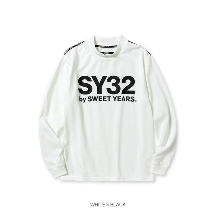 特価【SY32 by SWEET YEARS】23SS MOCK NECK LOGO L/S TEE 13021 ロングTシャツ モックネック レアルスポーツ｜realsports｜02