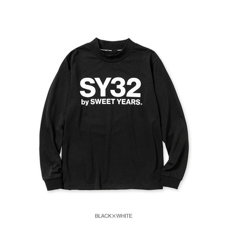 特価【SY32 by SWEET YEARS】23SS MOCK NECK LOGO L/S TEE 13021 ロングTシャツ モックネック レアルスポーツ｜realsports｜03