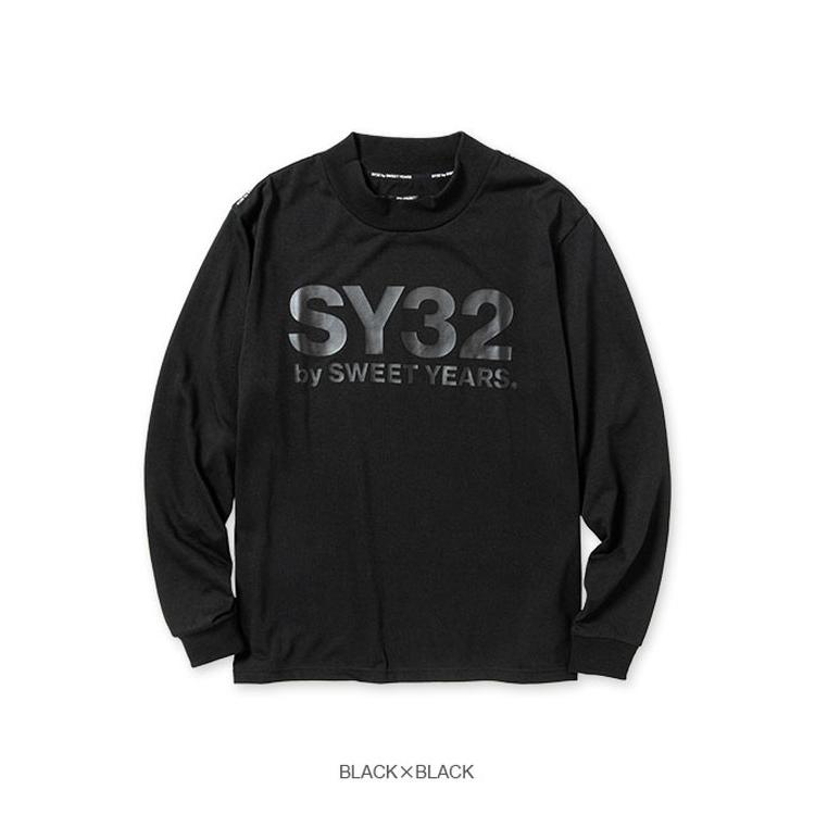 特価【SY32 by SWEET YEARS】23SS MOCK NECK LOGO L/S TEE 13021 ロングTシャツ モックネック レアルスポーツ｜realsports｜04