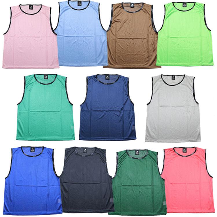 単品ビブス 無地 一般向け Mサイズ メッシュ素材 ばら売り 1枚