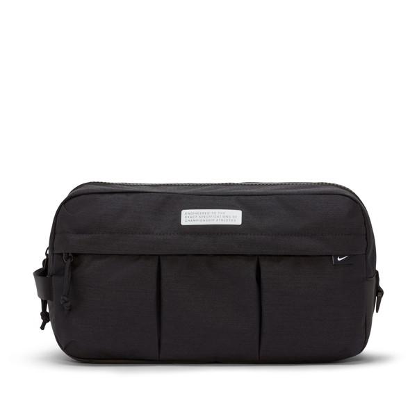 Nike Phantom ACC AGHG シューズケース付き 超美品】NIKE ナイキゴルフ シューズケース 黒×白 ロゴプリント 巾着型