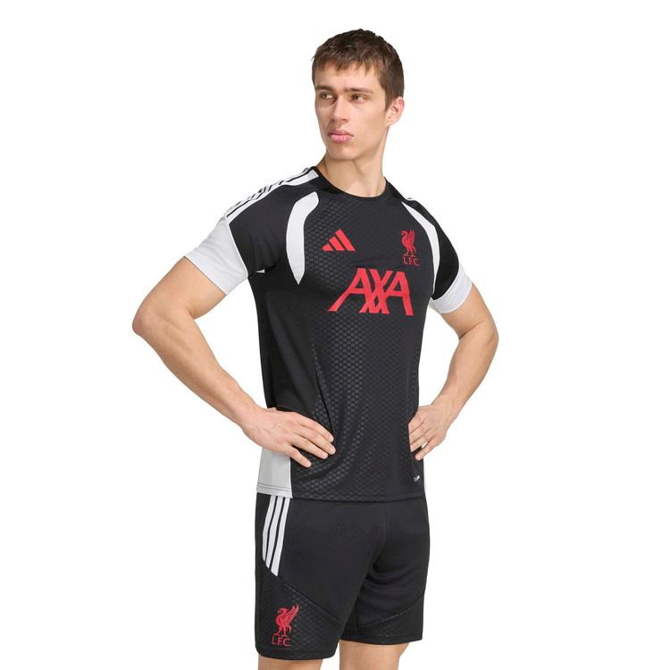 リバプールFC 半袖ユニフォーム 黒 アディダス製 adidas（アディダス） 26/27 リバプールFC トレーニングシャツ