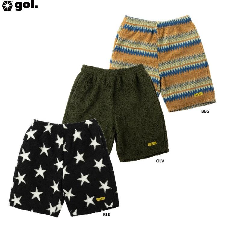 gol.（ゴル） ボアフリースショーツ ＜モロッカン＞ 25AW g554-350