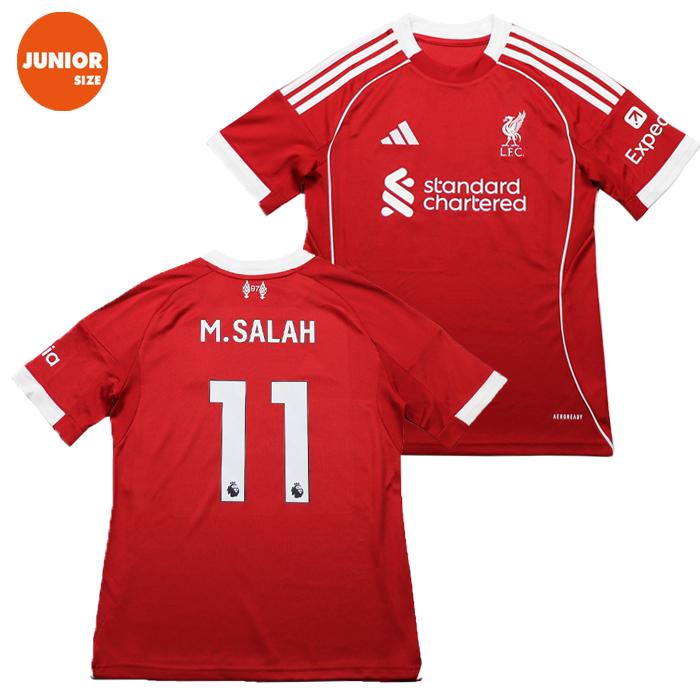 リヴァプール ホーム サラー ユニフォーム adidas リバプール リバプール 25-26 ホーム 半袖 ユニフォーム No.22 エキティケ