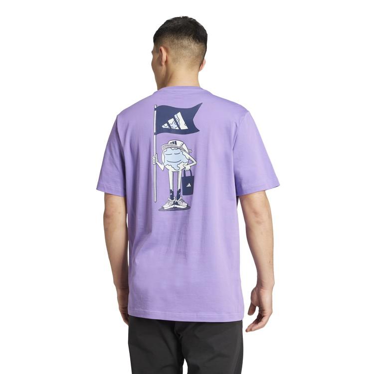 adidas（アディダス） EARTH DAY グラフィック Tシャツ パープル KPJ96