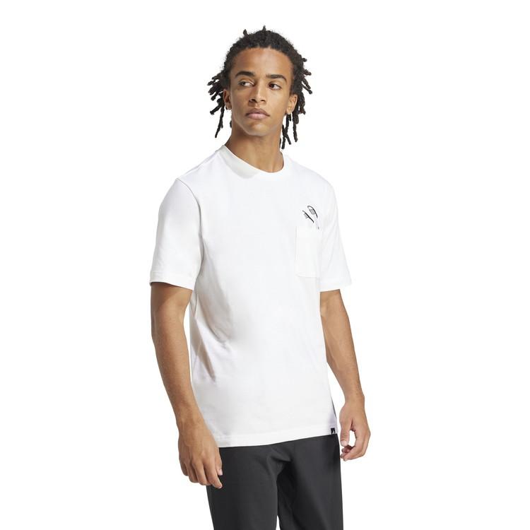 adidas（アディダス） サンダルグラフィック ポケット Tシャツ