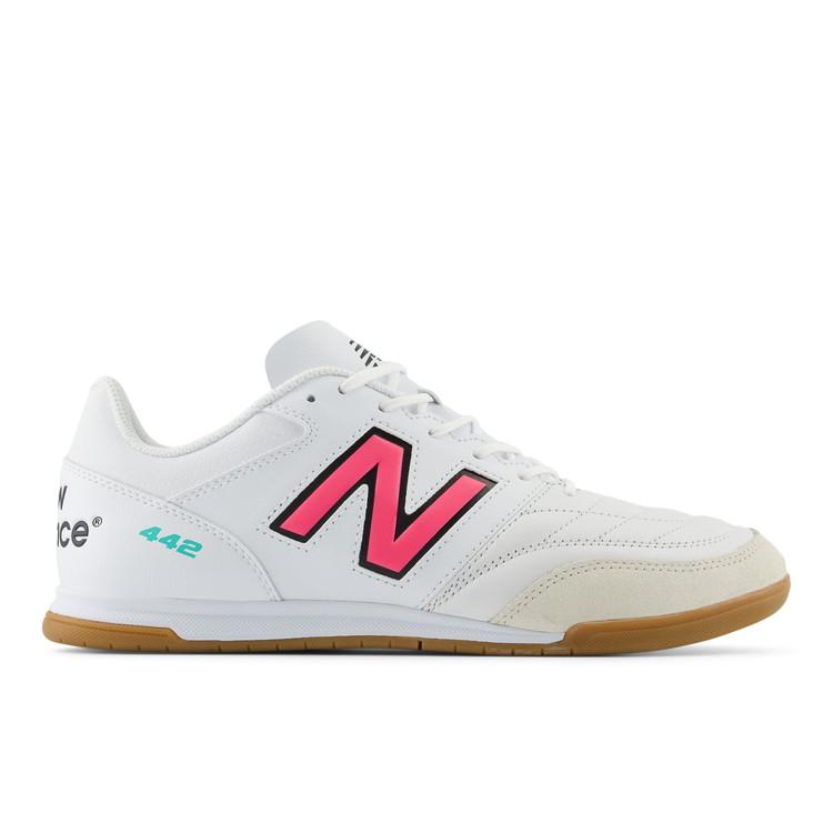 New Balance 442 フットサルシューズ ホワイト/ピンク New Balance ニューバランス 442 V2 TEAM ID 2E ホワイト/ピンク