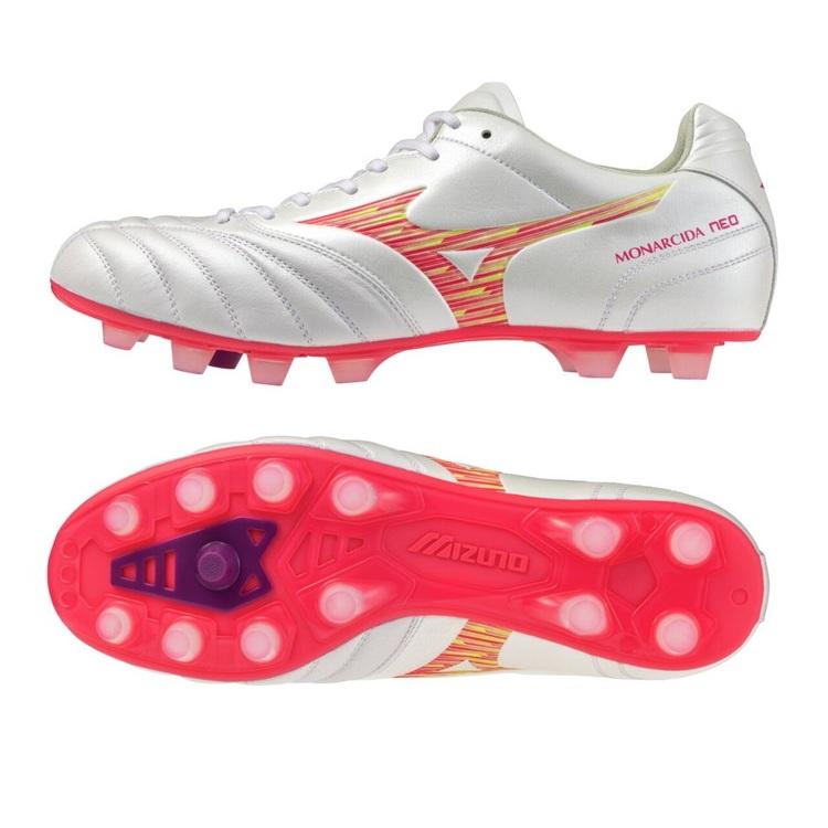 MIZUNO（ミズノ） モナルシーダ ネオ 3 WIDE ELITE ホワイト×ピンク