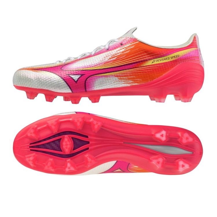 MIZUNO（ミズノ） ミズノアルファ 3 JAPAN ホワイト×ピンク P1GA266064