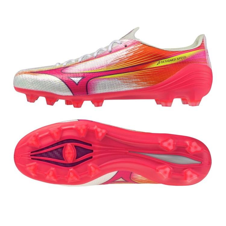 MIZUNO（ミズノ） ミズノアルファ 3 ELITE ホワイト×ピンク P1GA266264