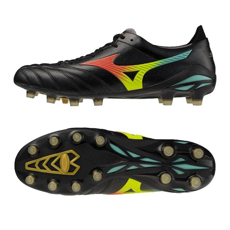 MIZUNO ミズノ モレリア ネオ 5 JAPAN ブラック×イエロー×オレンジ×グリーン P1GA268000 BRIGHT BLACK PACK