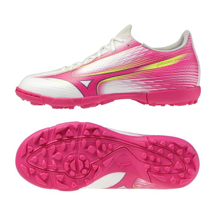 MIZUNO（ミズノ） ミズノアルファ 3 SELECT Jr AS ホワイト×ピンク