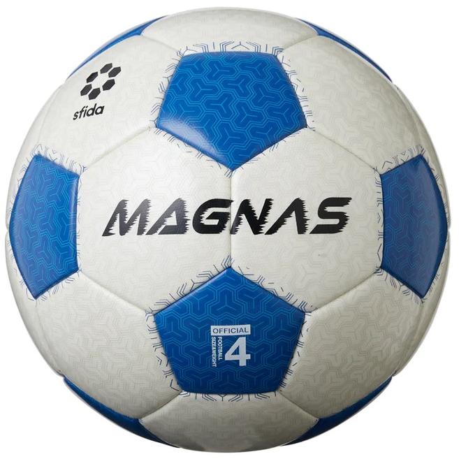 【sfida スフィーダ】サッカーボール4号 MAGNAS JR（土用）ホワイトXブルー SB-24MN05 JFA検定球 小学生用 レアルスポーツ｜realsports｜02