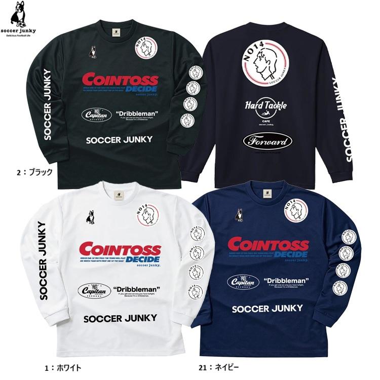 SOCCER JUNKY サッカーシャツ Lサイズ SoccerJunky（サッカージャンキー） L/S DRY TEE COINTOSS LTD 25AW