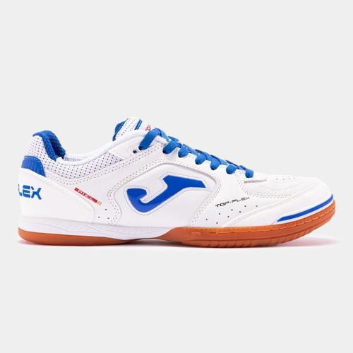 Joma（ホマ） TOP FLEX INDOOR ホワイト/ブルー tops2122in フットサル
