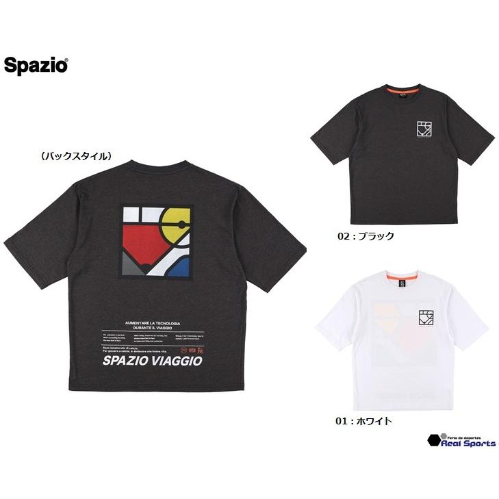 《特価》Spazio（スパッツィオ）21SS SZVG モンドリアンTシャツ VG-0030 バックプリント サッカー フットサル レアルスポーツ｜realsports