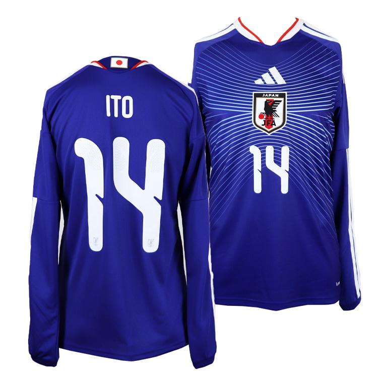 2026ワールドカップ アジア予選日本代表 伊東純也 レプリカユニフォーム（H） adidas（アディダス） ＃14 伊東純也 サッカー日本代表2026ホーム