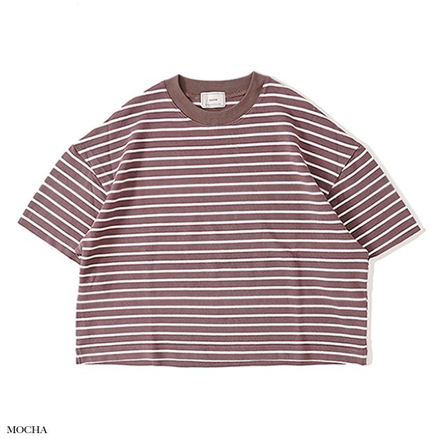 【SALE】 EVCON / BORDER S/S WIDE T-SHIRT (ユニセックス) 221-91105｜realtempo｜04