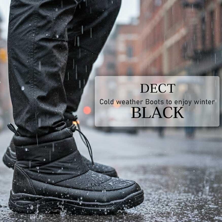 スノーブーツ スノーシューズ ブーツ メンズ レインブーツ ショート ミドル丈 雨靴 防水 防滑 撥水 防寒 軽量 厚底 DECT デクト ブランド |  | 13