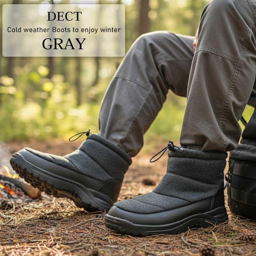 スノーブーツ スノーシューズ ブーツ メンズ レインブーツ ショート ミドル丈 雨靴 防水 防滑 撥水 防寒 軽量 厚底 DECT デクト ブランド |  | 16
