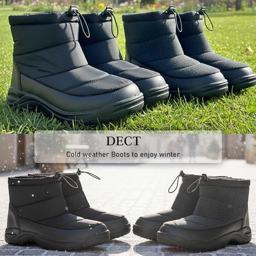 スノーブーツ スノーシューズ ブーツ メンズ レインブーツ ショート ミドル丈 雨靴 防水 防滑 撥水 防寒 軽量 厚底 DECT デクト ブランド |  | 18