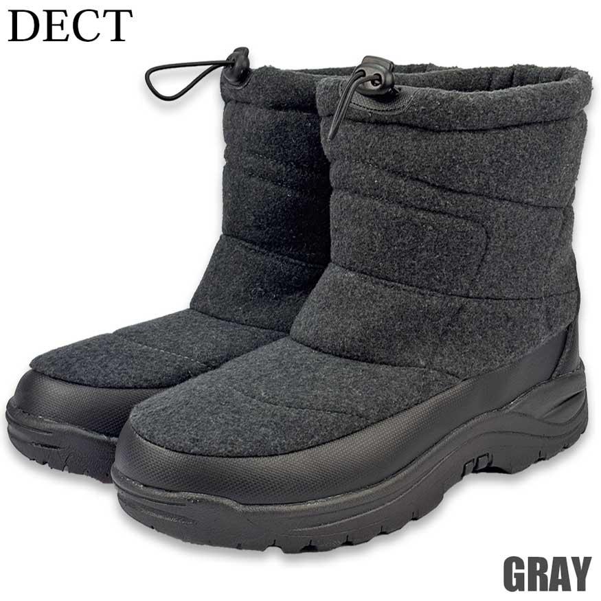 スノーブーツ スノーシューズ ブーツ メンズ レインブーツ ショート ミドル丈 雨靴 防水 防滑 撥水 防寒 軽量 厚底 DECT デクト ブランド |  | 13