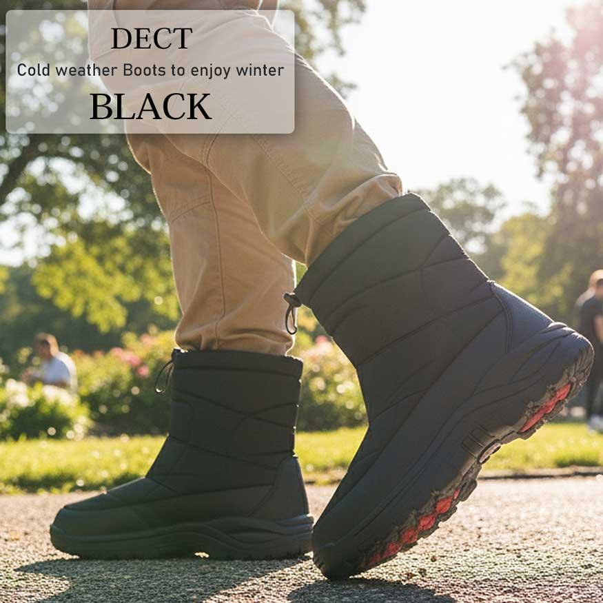 スノーブーツ スノーシューズ ブーツ メンズ レインブーツ ショート ミドル丈 雨靴 防水 防滑 撥水 防寒 軽量 厚底 DECT デクト ブランド |  | 15