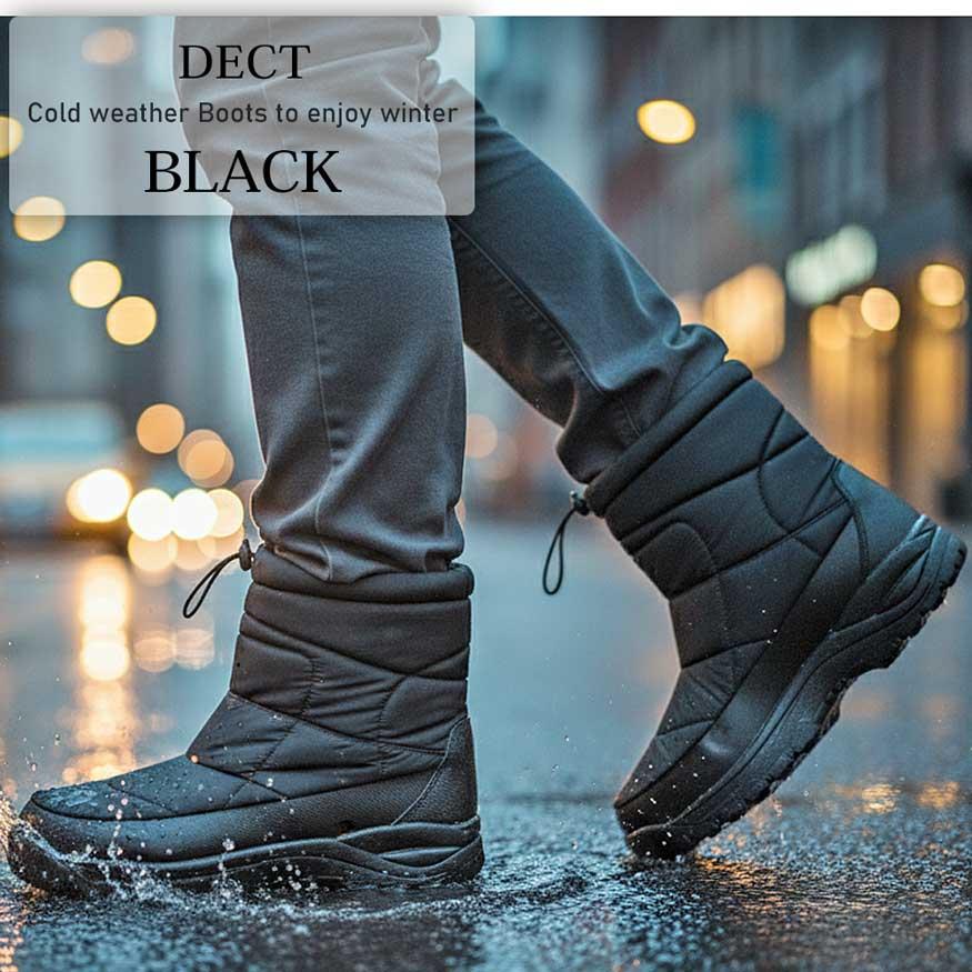 スノーブーツ スノーシューズ ブーツ メンズ レインブーツ ショート ミドル丈 雨靴 防水 防滑 撥水 防寒 軽量 厚底 DECT デクト ブランド |  | 16