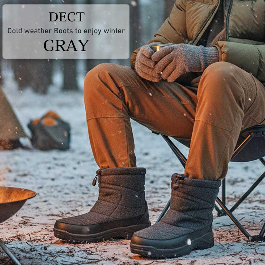 スノーブーツ スノーシューズ ブーツ メンズ レインブーツ ショート ミドル丈 雨靴 防水 防滑 撥水 防寒 軽量 厚底 DECT デクト ブランド |  | 17